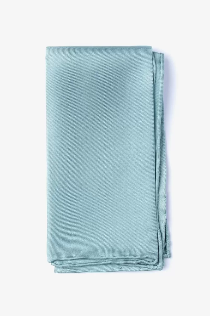 Ties Silver Sage Pocket Square SilverSage Outlet