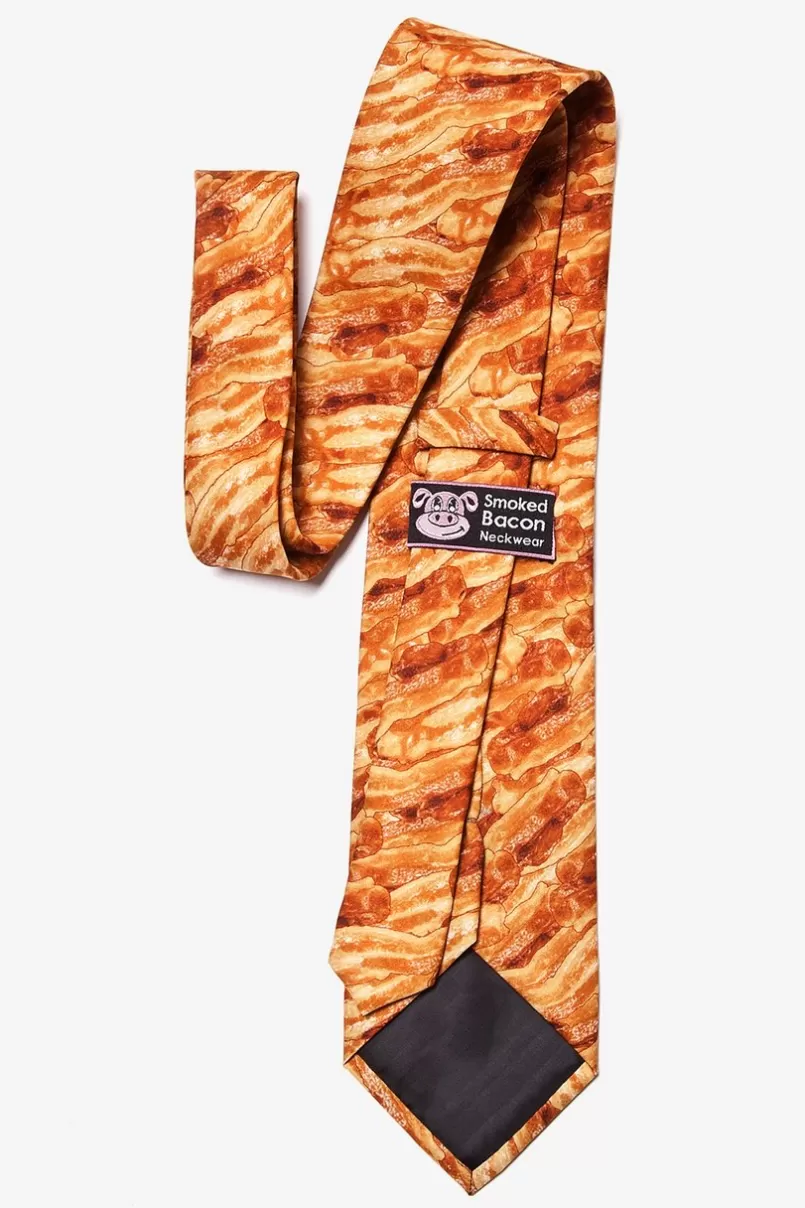 Ties Sizzlin' Bacon Orange Tie Sale