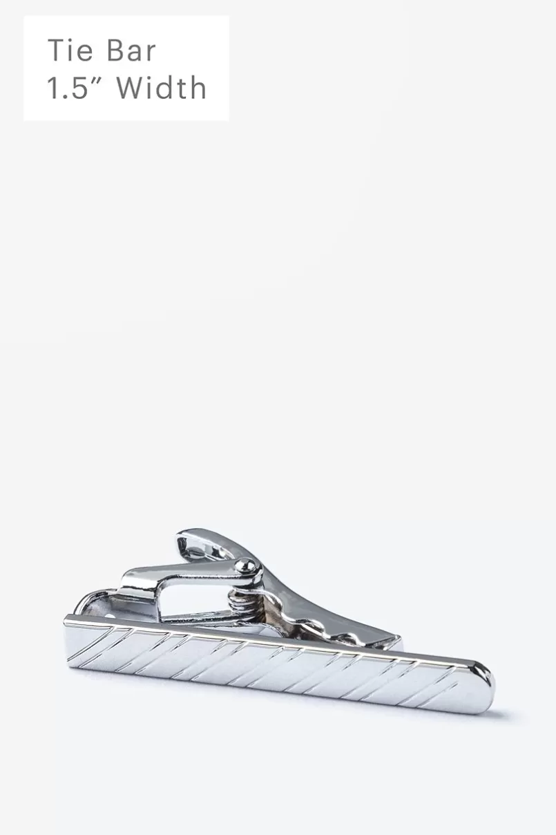 Ties Slate Silver Tie Bar Shop