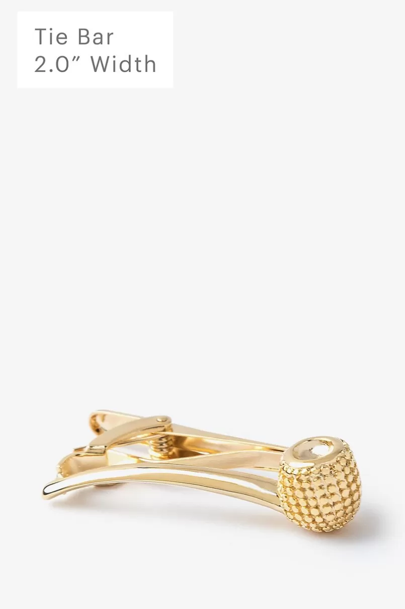 Ties Smoke Pipe Tie Bar Gold Sale