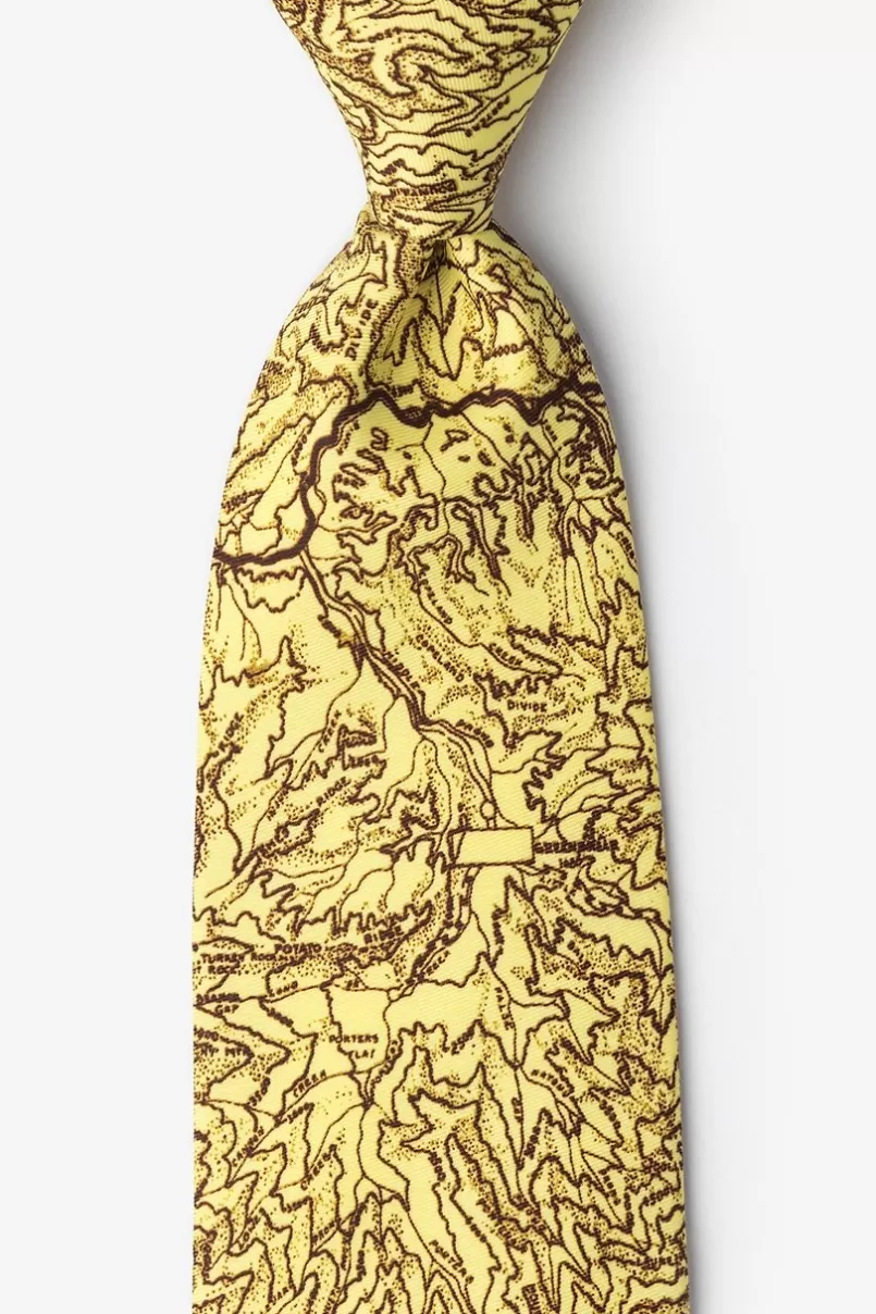 Ties Smokey Mountains Tie Yellow Outlet