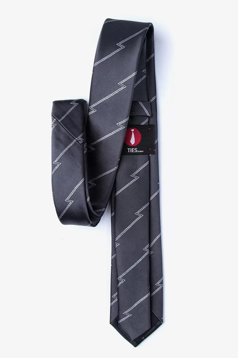 Ties Smoky Skinny Tie Gray Flash Sale