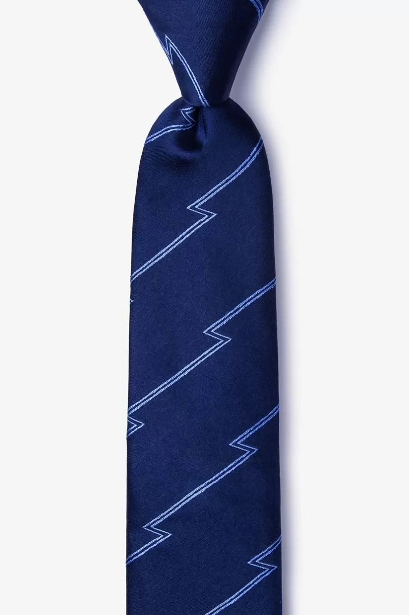 Ties Smoky Navy Blue Skinny Tie NavyBlue Flash Sale