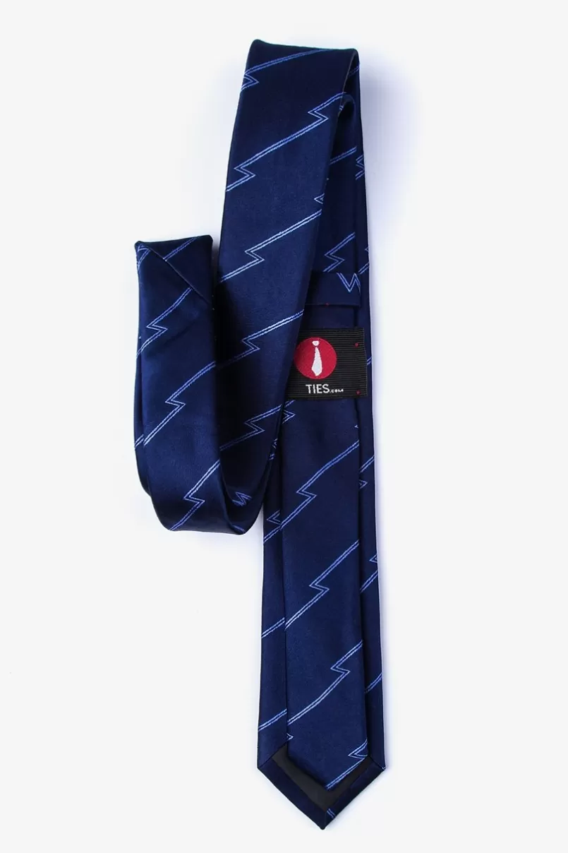 Ties Smoky Navy Blue Skinny Tie NavyBlue Flash Sale