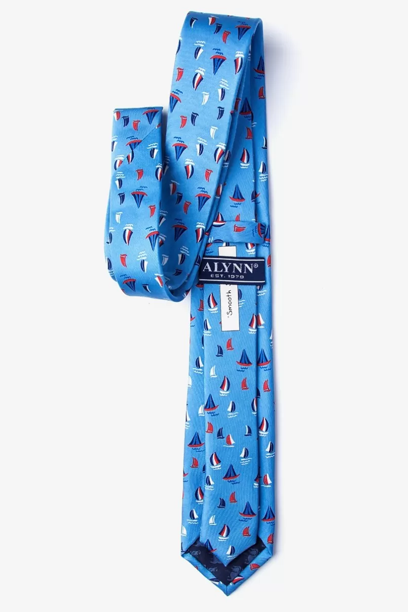Ties Smooth Sailing Blue Skinny Tie Best Sale