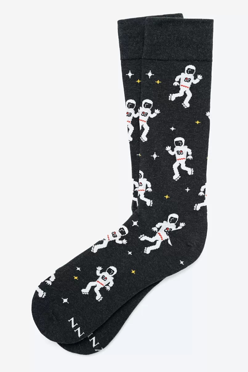Ties Space Walker Heather Black Sock HeatherBlack Clearance