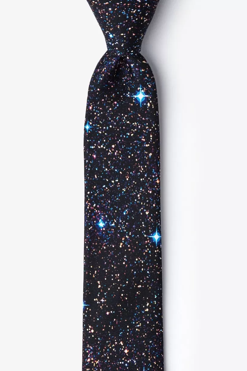 Ties Spaced Out Black Skinny Tie Best