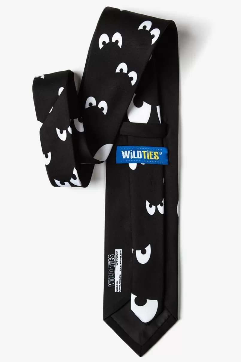 Ties Spooks and Ghouls Black Tie Clearance