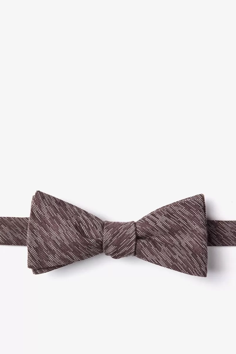 Ties Springfield Skinny Bow Tie Brown Cheap