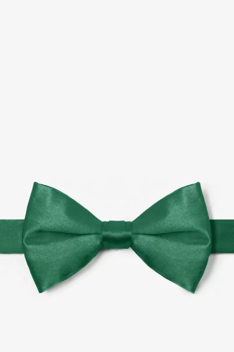 Ties Green Pre-Tied Bow Tie Spruce Clearance