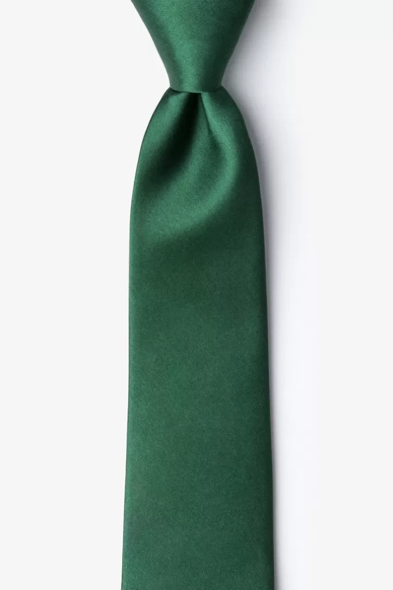 Ties Green Skinny Tie Spruce Outlet