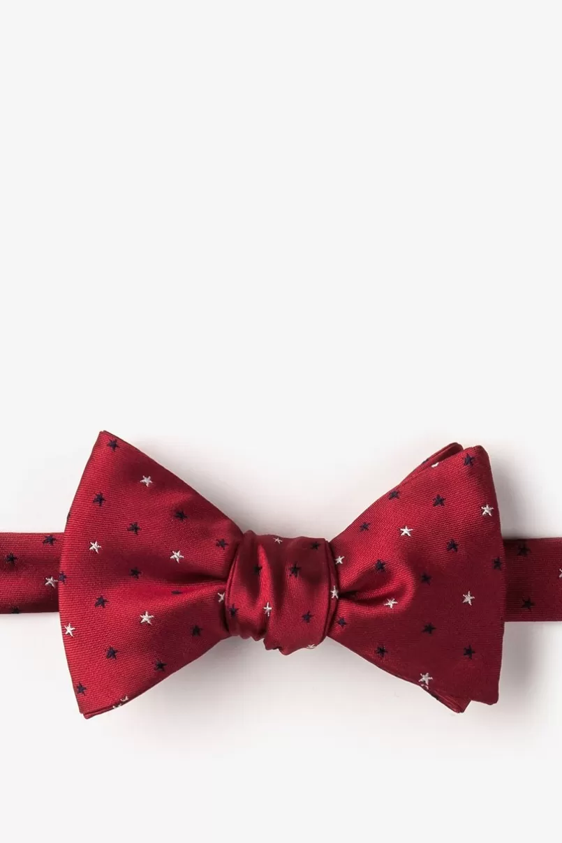 Ties Stars Self-Tie Bow Tie Red Cheap