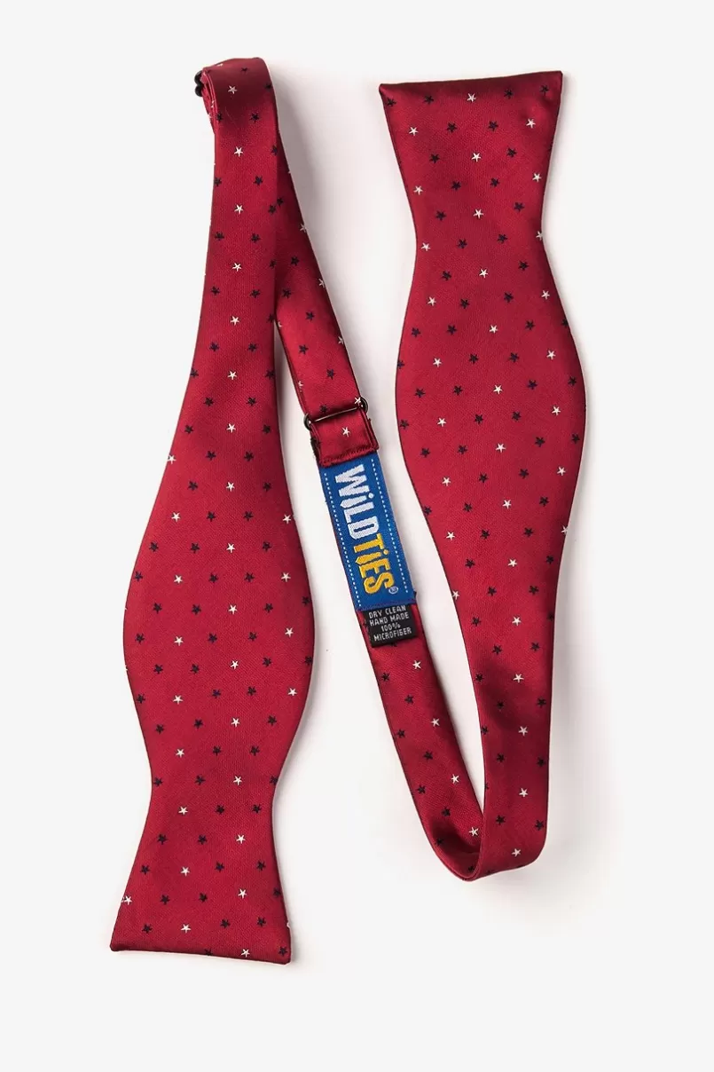 Ties Stars Self-Tie Bow Tie Red Cheap