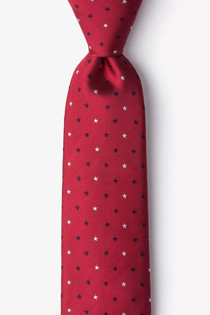 Ties Stars Red Tie Best Sale