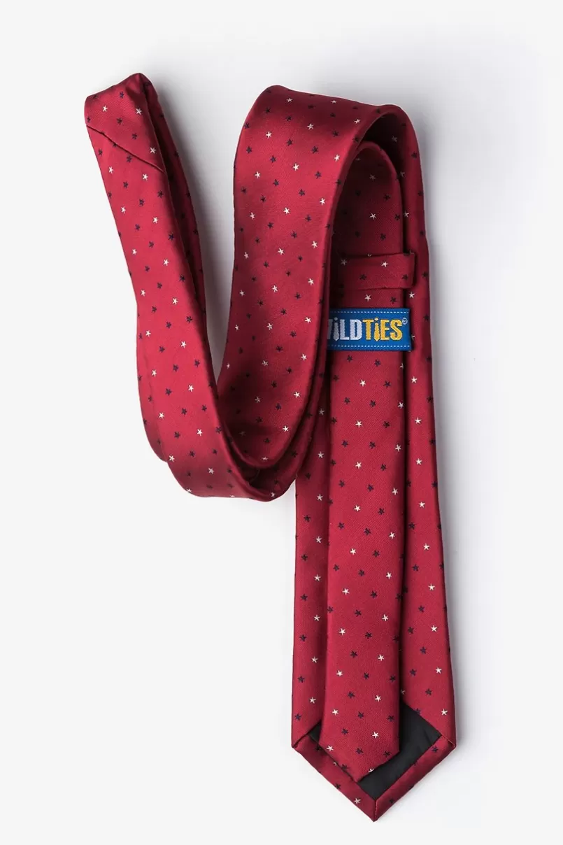 Ties Stars Red Tie Best Sale