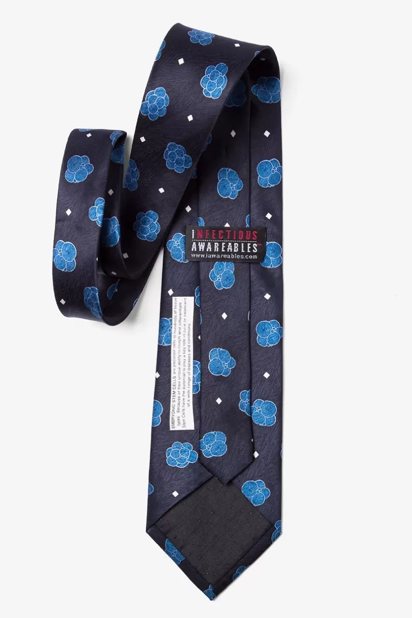 Ties Stem Cells Navy Blue Tie Cheap