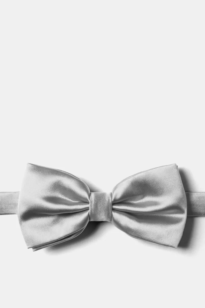 Ties Sterling Silver Pre-Tied Bow Tie SterlingSilver Fashion