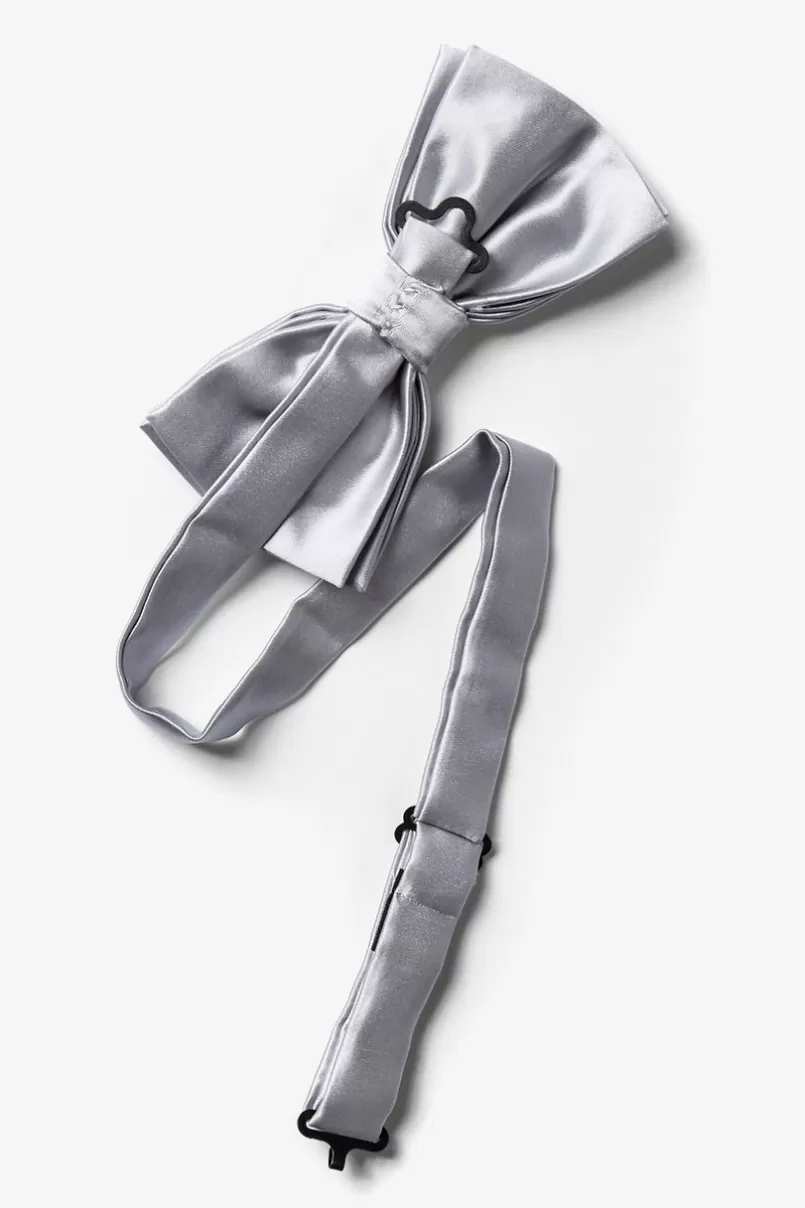 Ties Sterling Silver Pre-Tied Bow Tie SterlingSilver Fashion