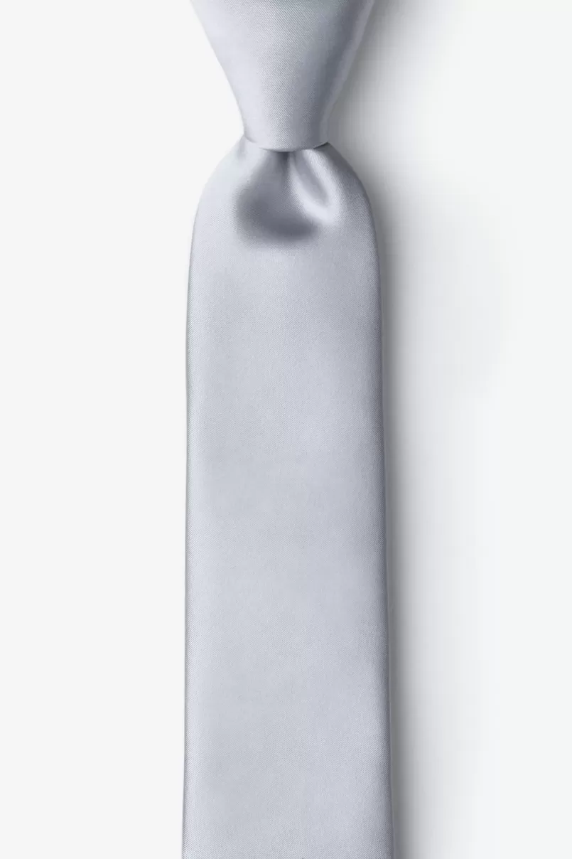 Ties Sterling Silver Skinny Tie SterlingSilver Discount