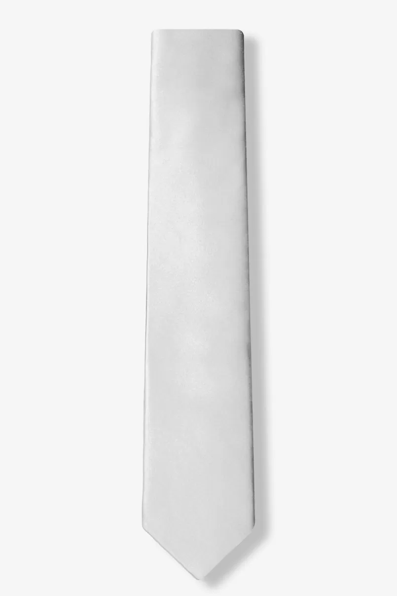 Ties Sterling Silver Skinny Tie SterlingSilver Discount