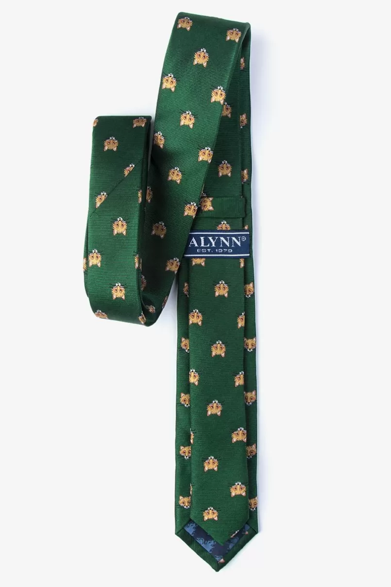 Ties Stone Cold Fox Green Skinny Tie Cheap