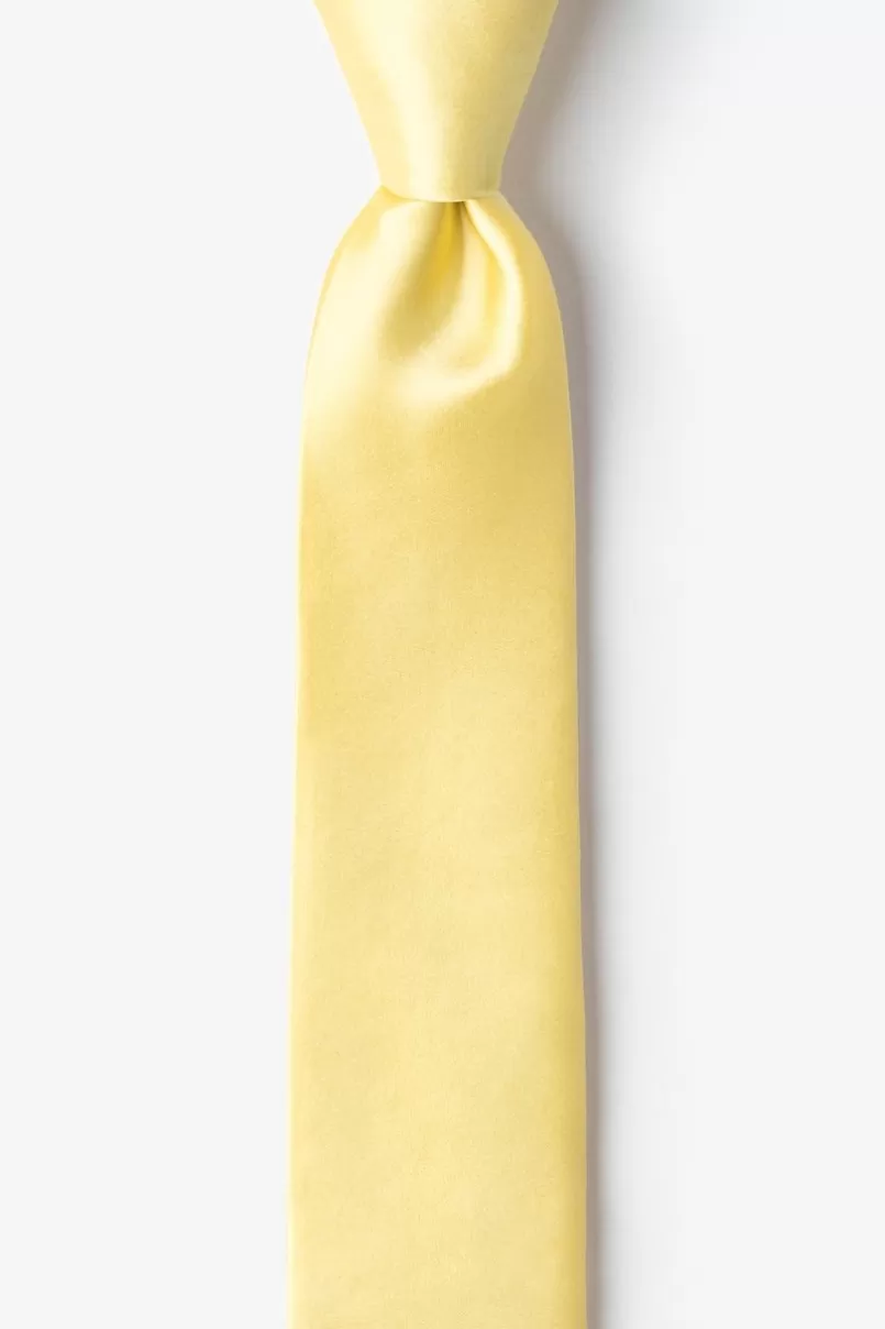 Ties Sunshine Yellow 2" Skinny Tie SunshineYellow Fashion