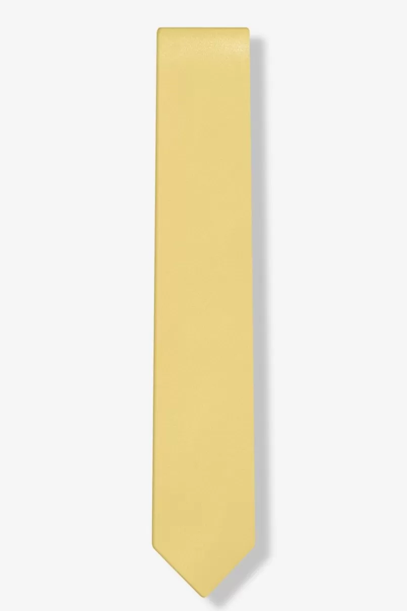 Ties Sunshine Yellow 2" Skinny Tie SunshineYellow Fashion