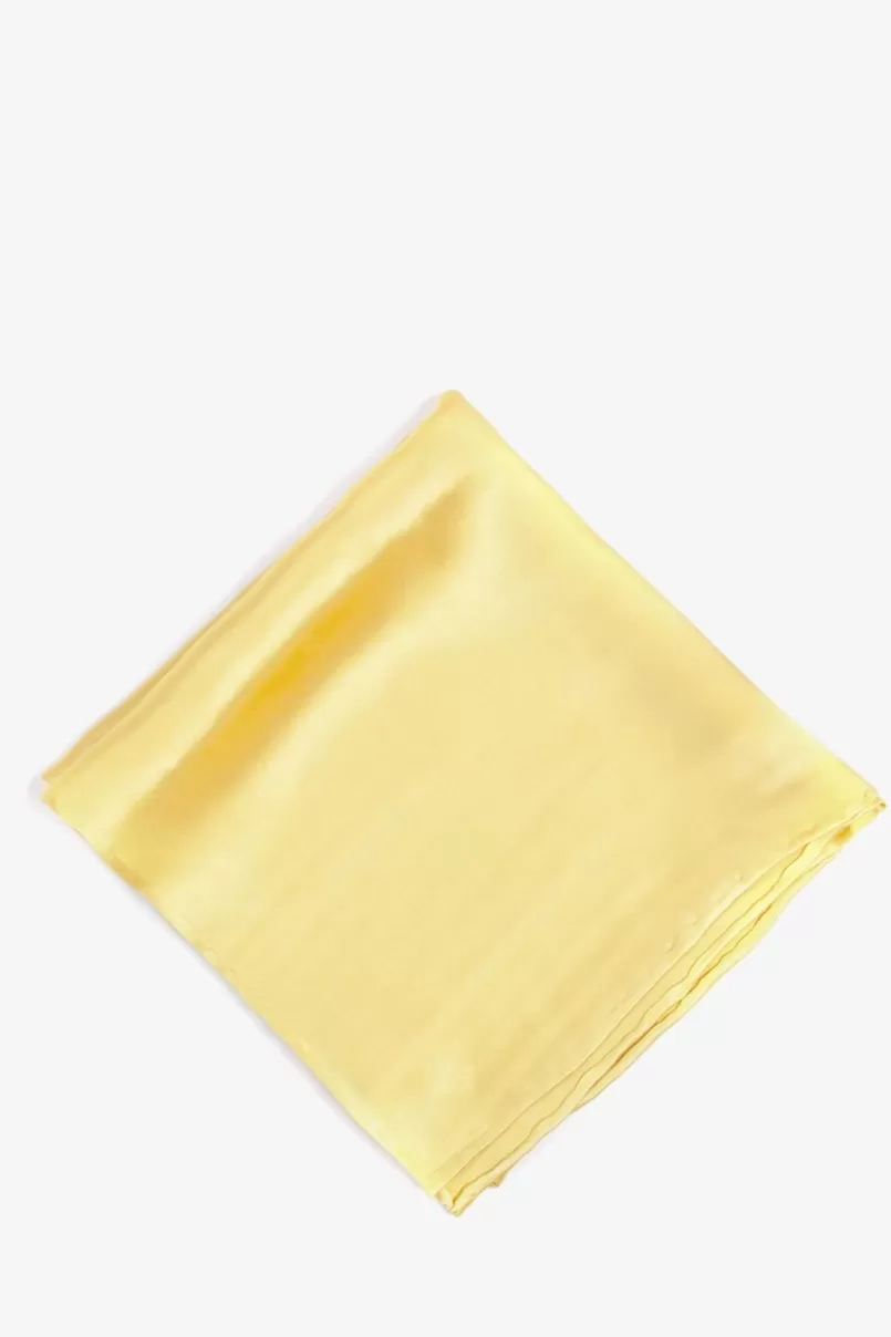 Ties Sunshine Yellow Pocket Square SunshineYellow Hot