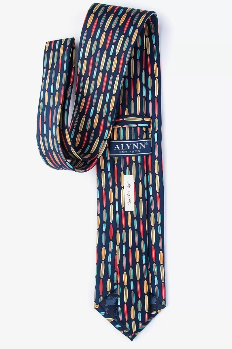 Ties Surf's Up Navy Blue Tie NavyBlue Discount