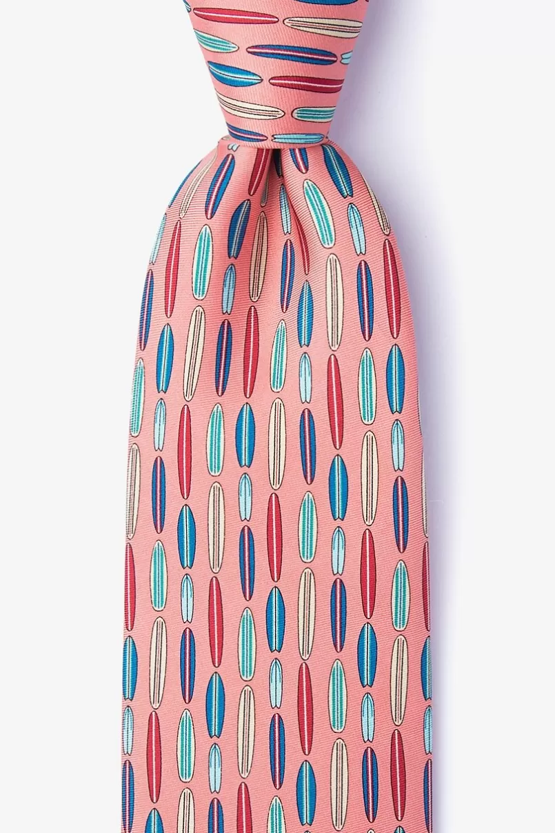 Ties Surf's Up Tie Pink Hot