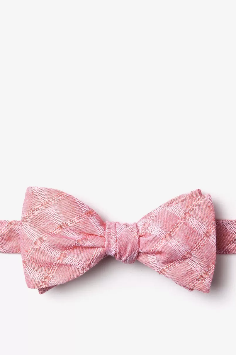 Ties Tacoma Red Self-Tie Bow Tie New