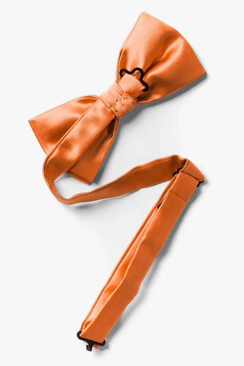 Ties Tangerine Pre-Tied Bow Tie Flash Sale
