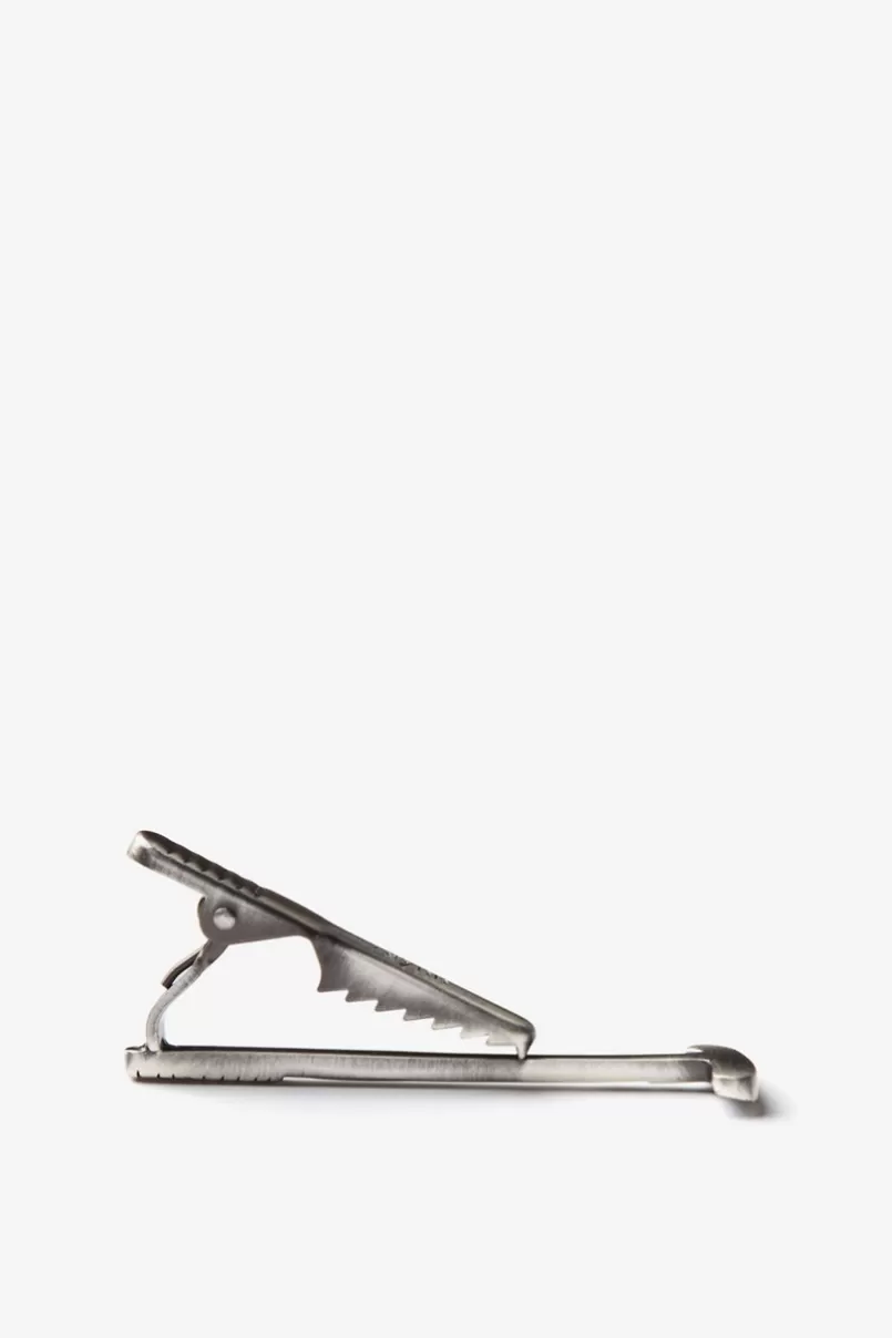 Ties Tap That Antiqued Silver Tie Bar Cheap