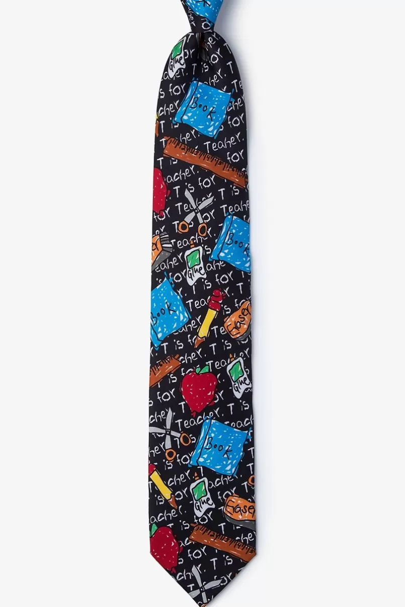 Ties Teacher Black Tie Best