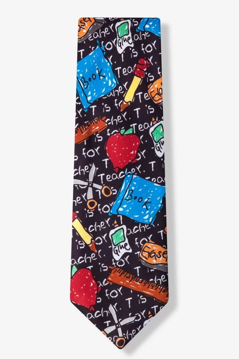 Ties Teacher Black Tie Best