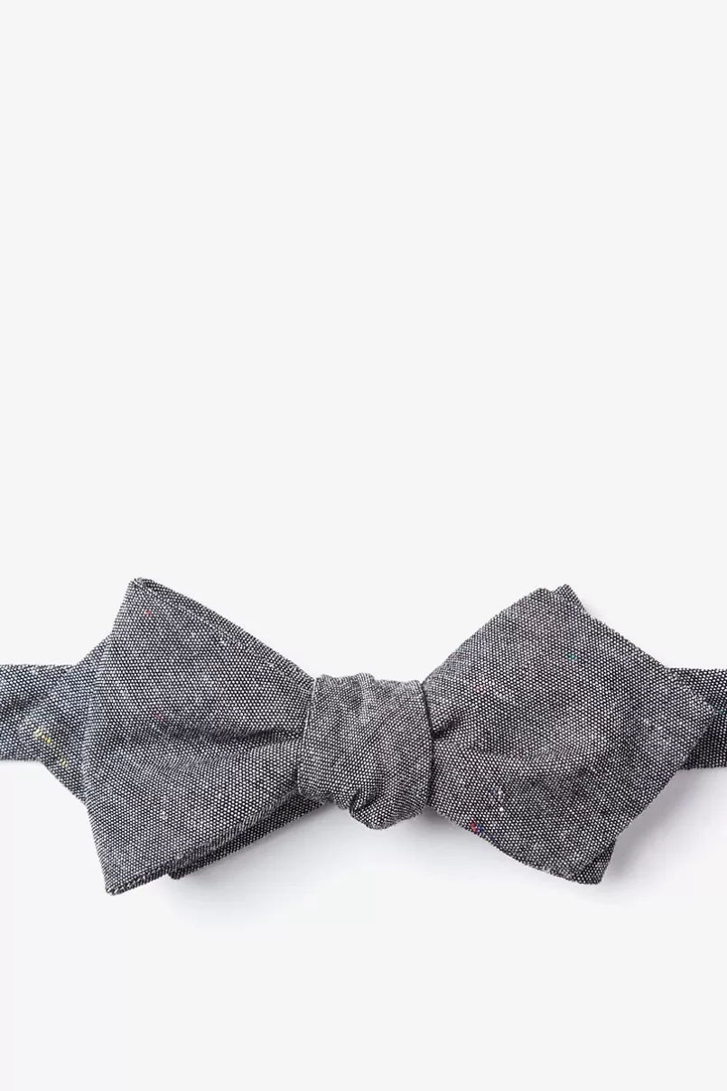 Ties Teague Diamond Tip Bow Tie Black Best