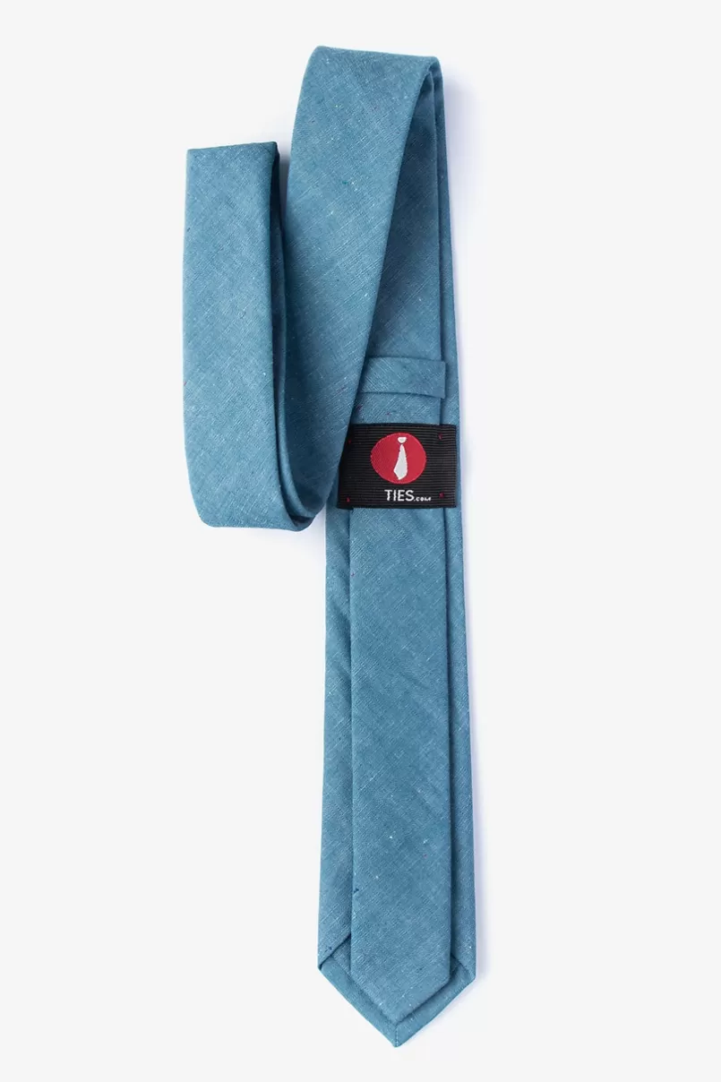 Ties Teague Skinny Tie Teal Fashion