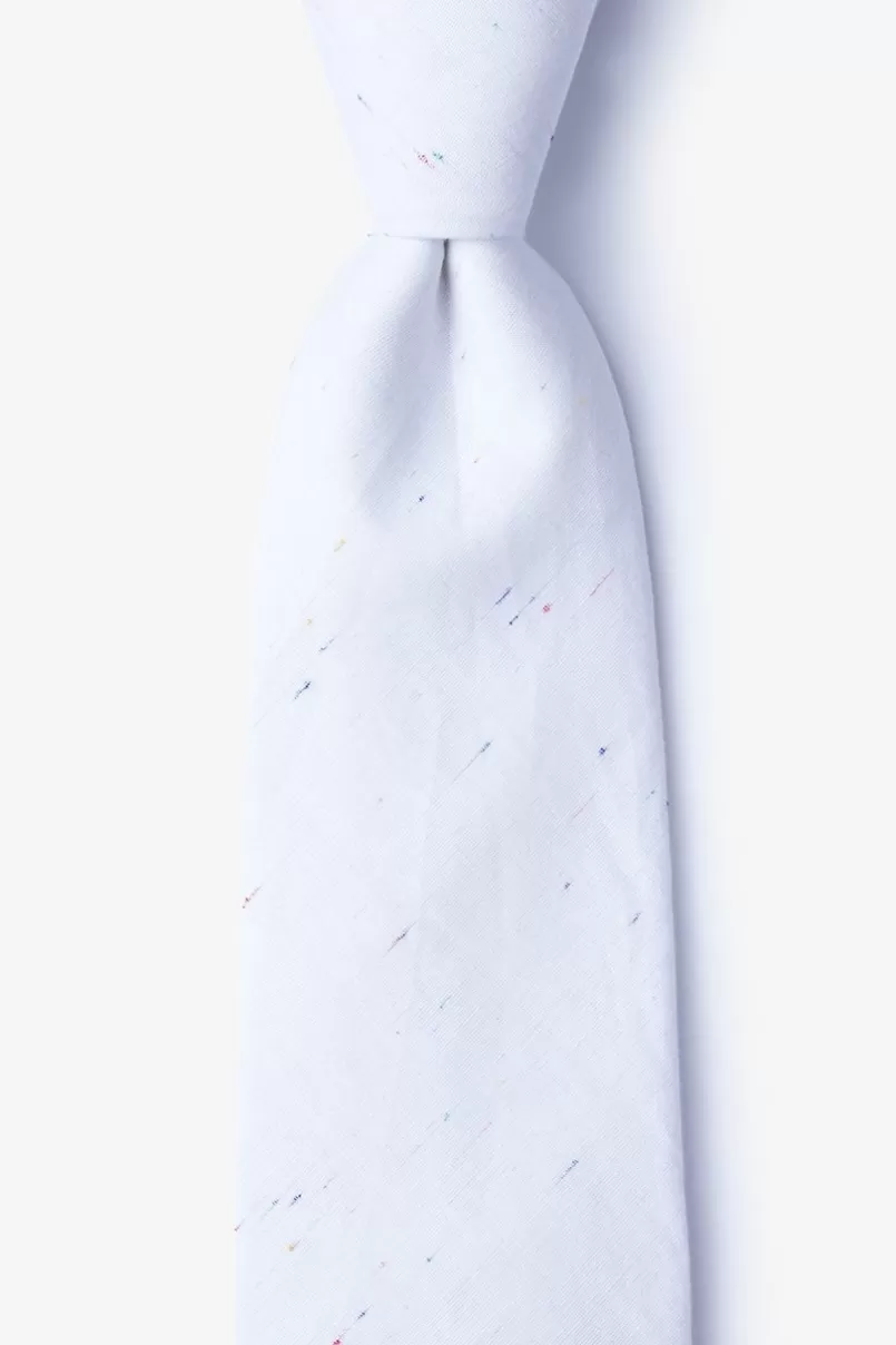 Ties Teague Extra Long Tie White Best Sale