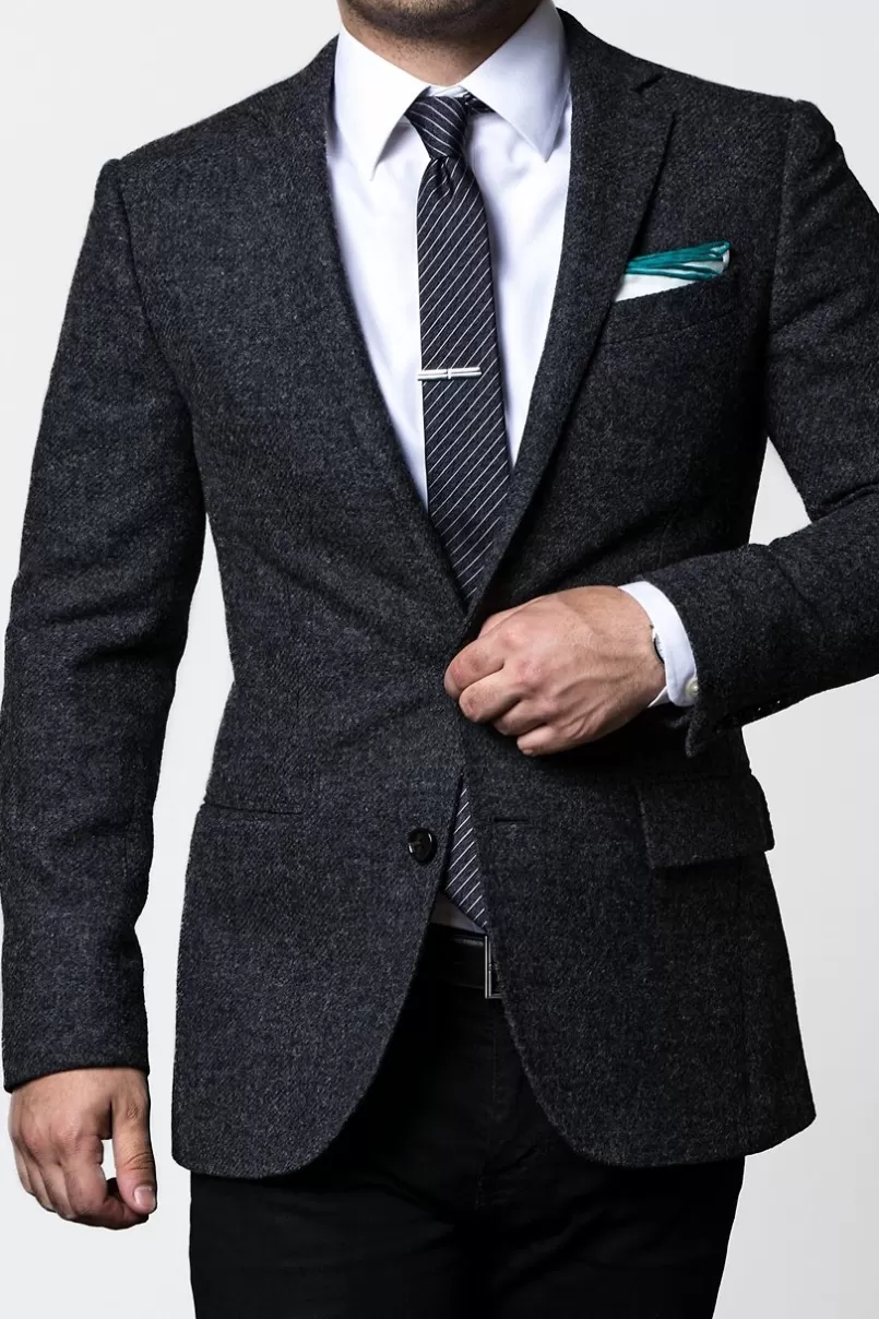Ties Teal Edged Linen White Pocket Square White&Teal Discount