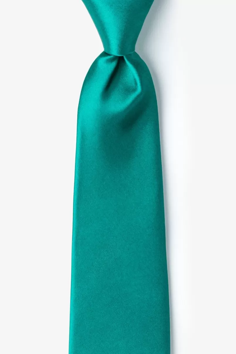 Ties Skinny Tie Teal Cheap