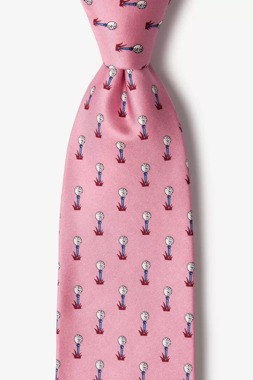 Ties Teed Off Pink Tie Shop
