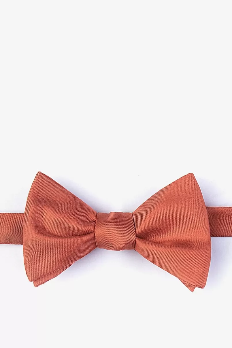 Ties Terra Cotta Self-Tie Bow Tie TerraCotta New