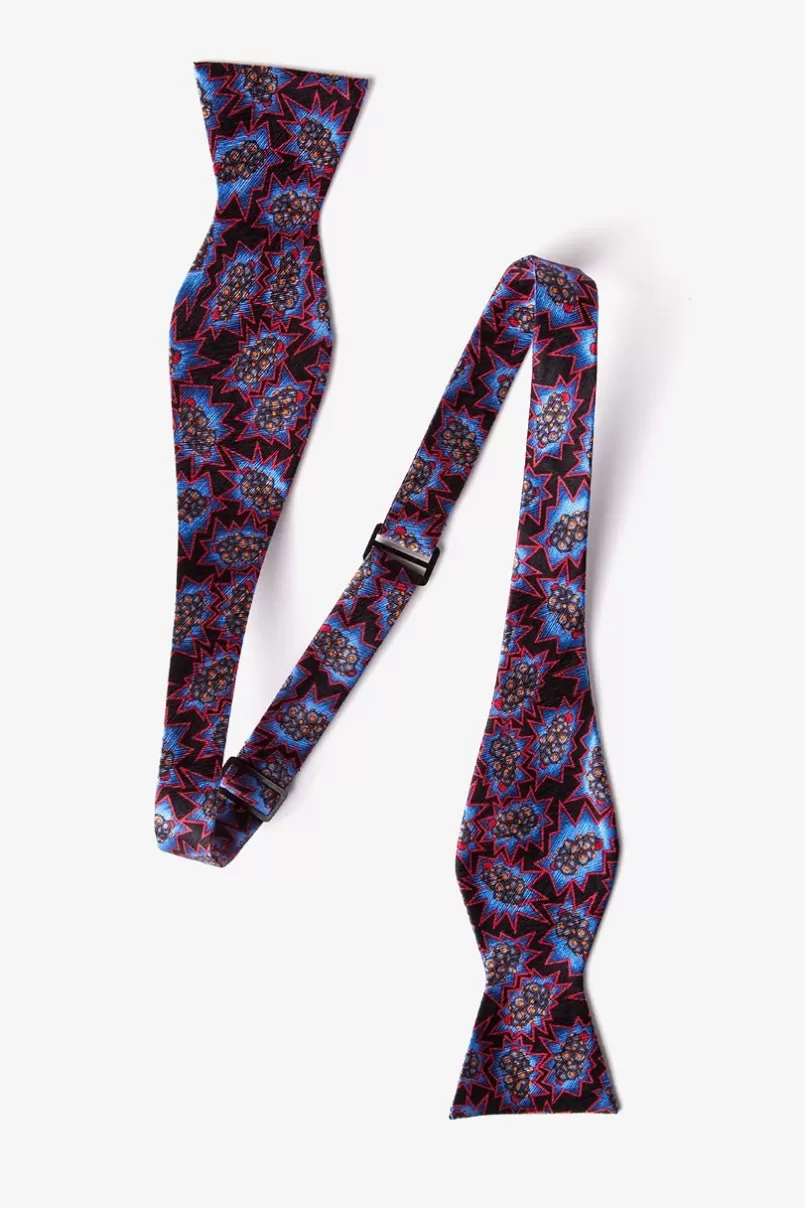 Ties Testosterone Black Self-Tie Bow Tie Outlet