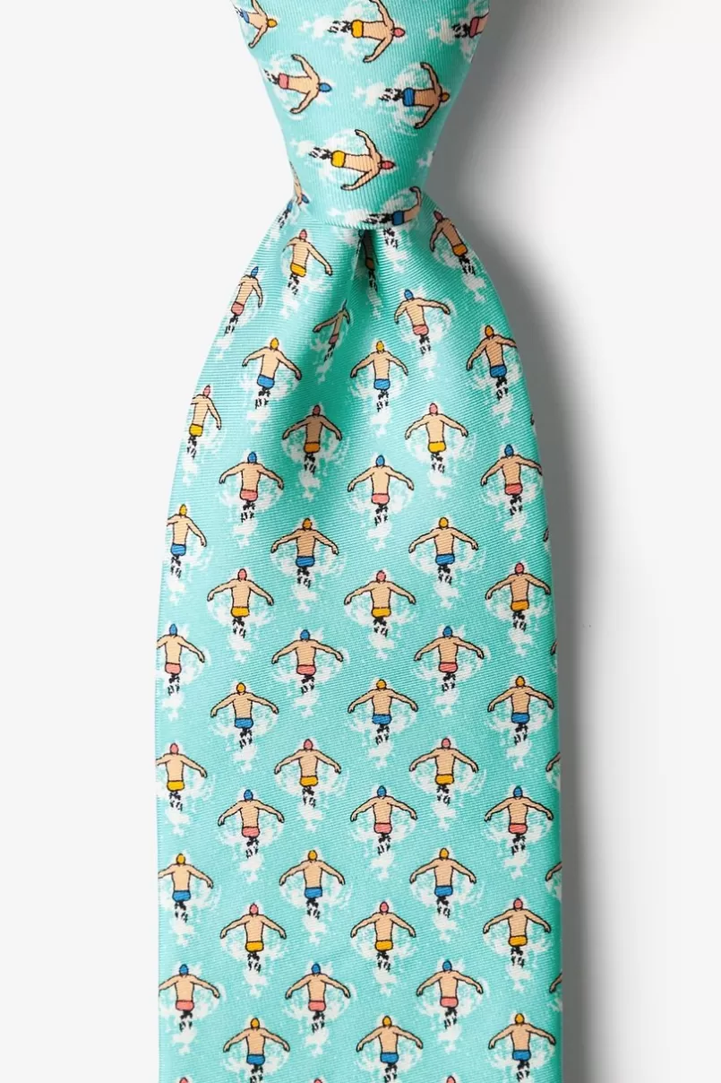 Ties The Butterfly Effect Aqua Tie Discount