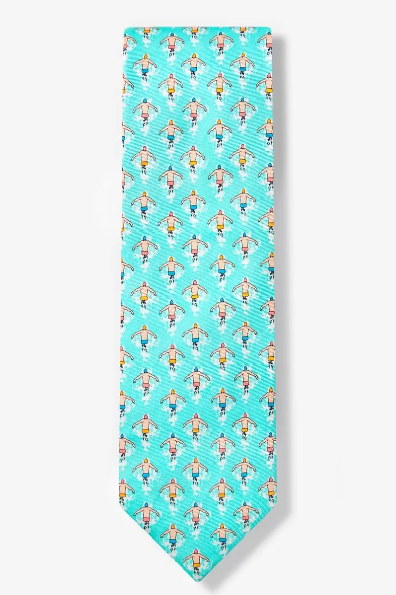 Ties The Butterfly Effect Aqua Tie Discount