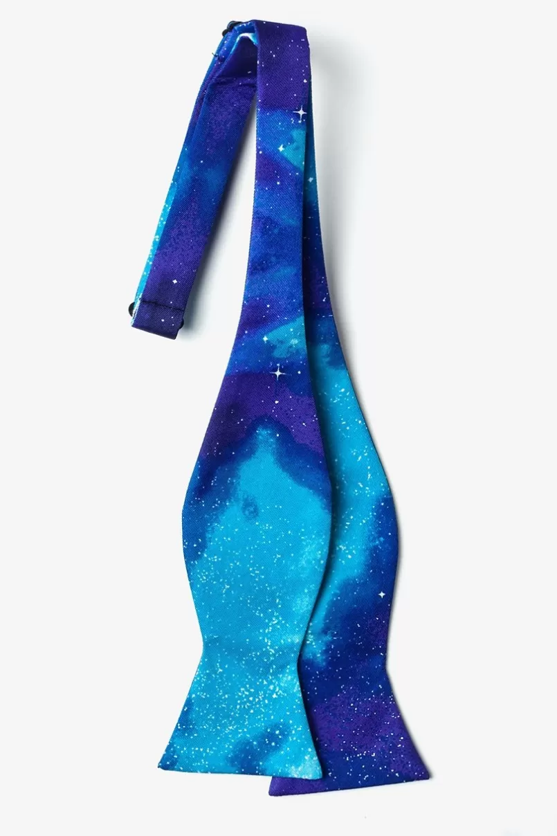 Ties The Cosmos Purple Self-Tie Bow Tie Hot