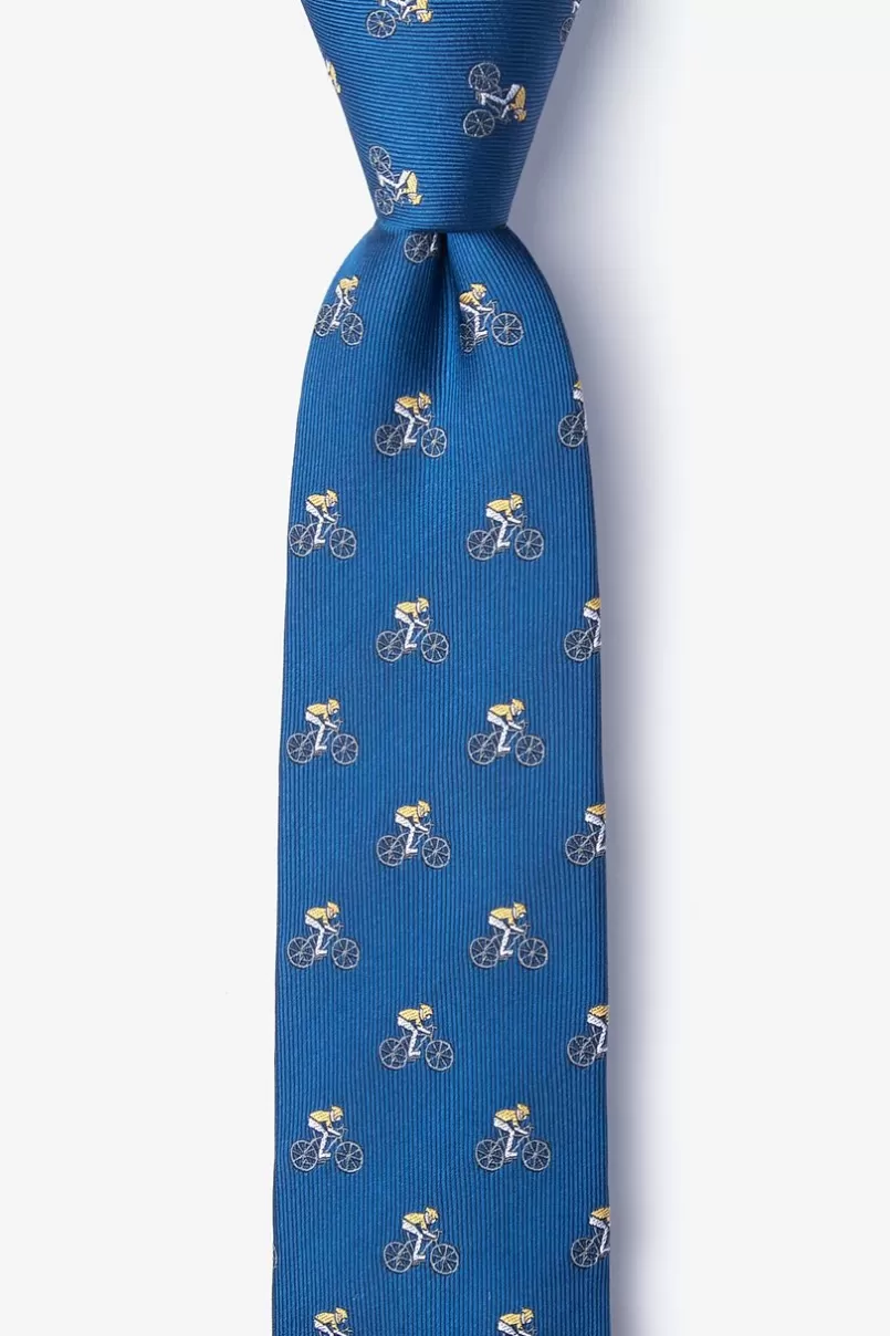 Ties The Spin Cycle Skinny Tie Blue Outlet