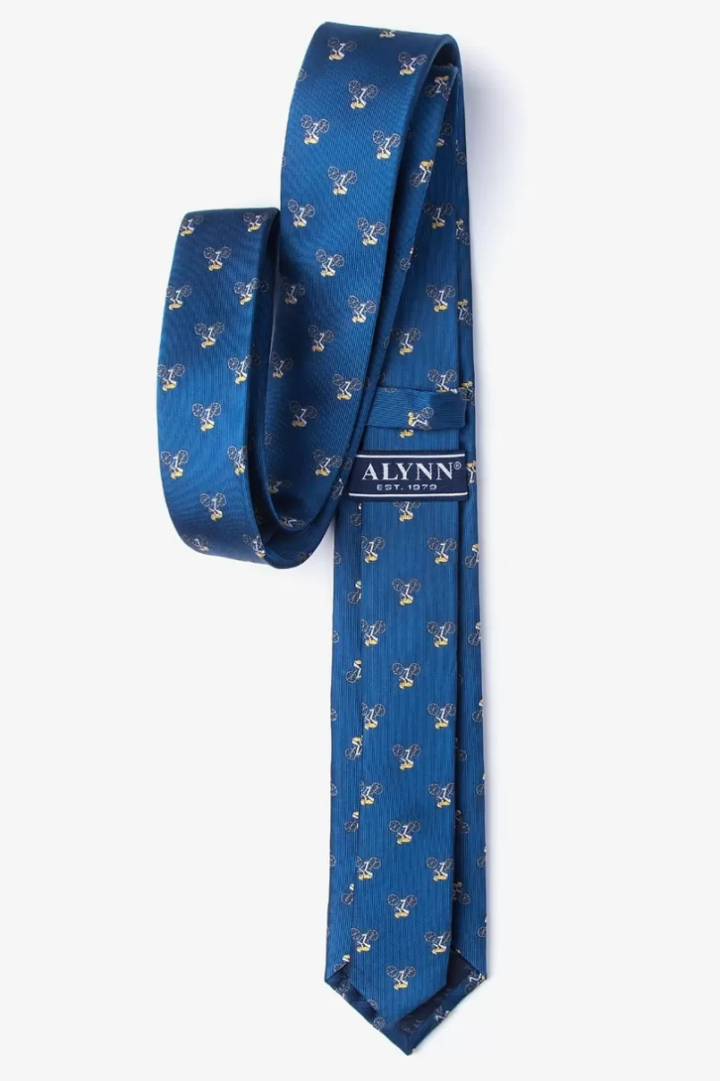 Ties The Spin Cycle Skinny Tie Blue Outlet