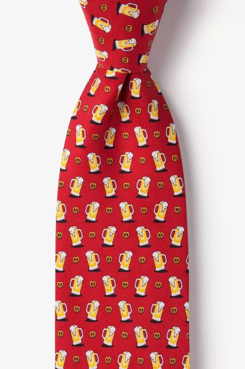 Ties These Pretzels Are Making Me Thirsty Red Tie Clearance