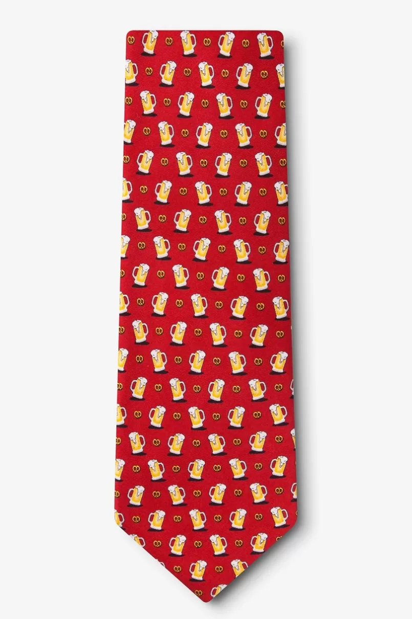 Ties These Pretzels Are Making Me Thirsty Red Tie Clearance